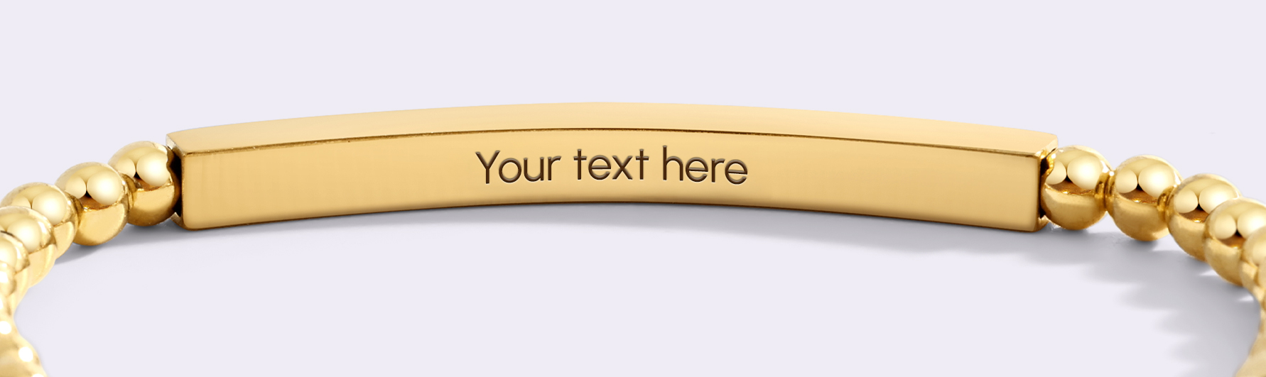 Felice ✨ Because I Fing Sparkle Gold Beaded Inspire Bracelet – Mint